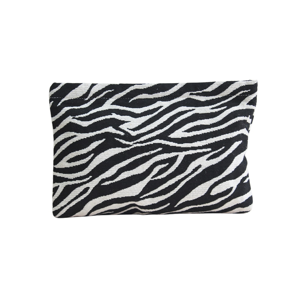 4785 Zebra Print Women Cosmetic Organizer Zipper Bag