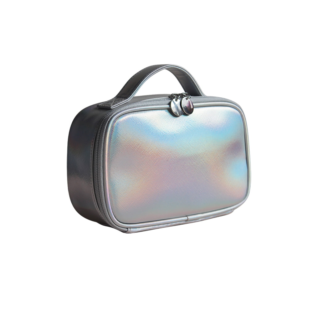 3128 Holographic Shining Laser Leather Cosmetic Bag