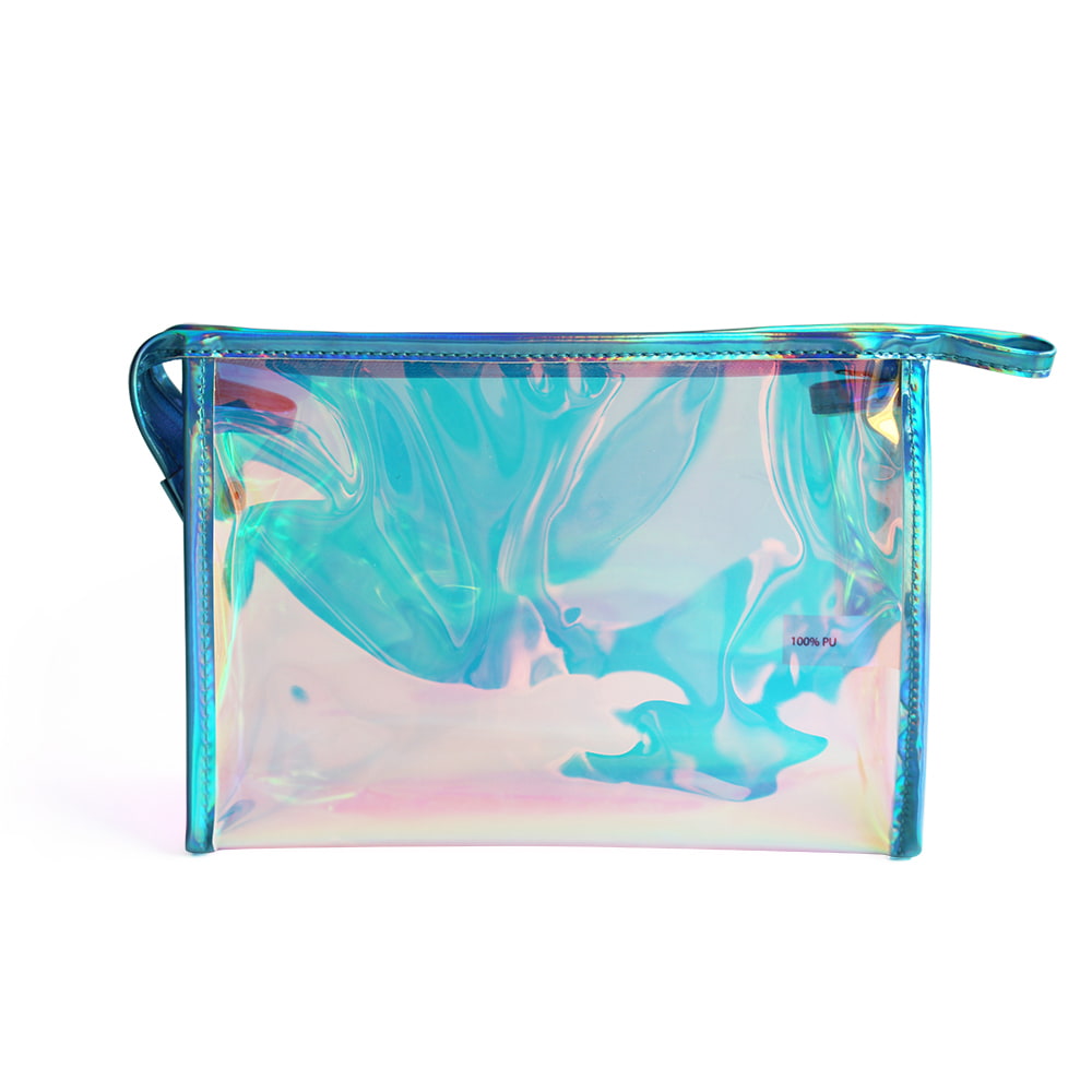 3315 Laser Holographic Clear Portable Makeup Cosmetic Bag