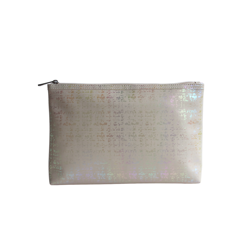 3703 Rainbow Holographic Print Makeup Cosmetic Bag