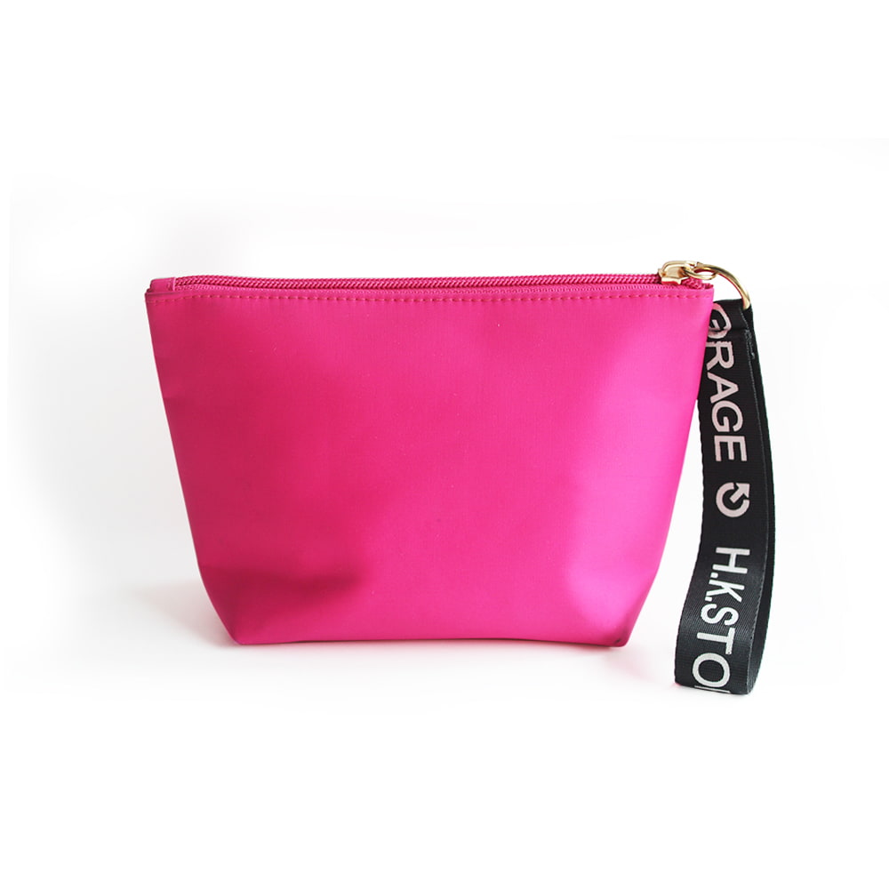 4049 Hot Pink Zippered Makeup Cosmetic Travel Bag