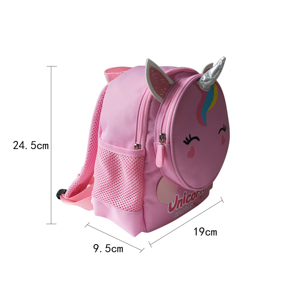 4743 Cartoon Unicorn Girls School Bag for Kindergarten