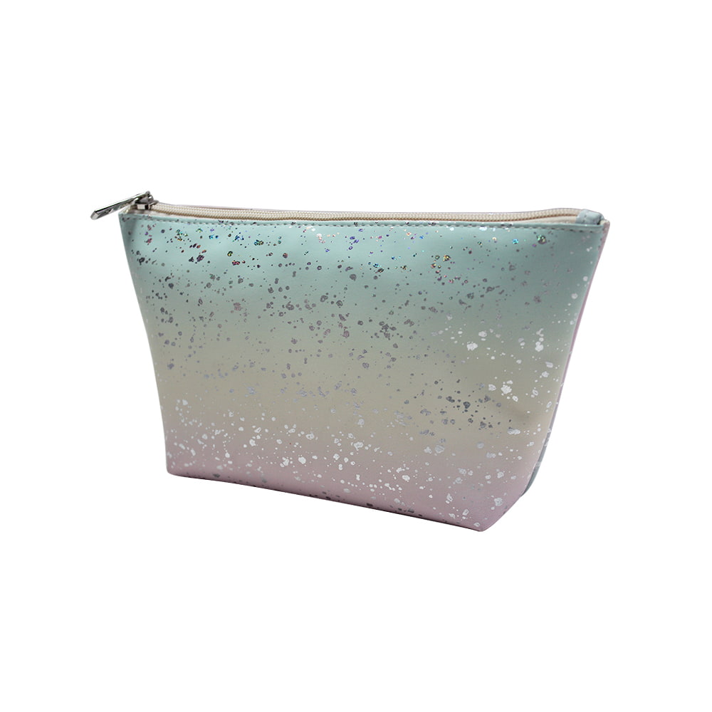 2947 Sparkling Ombre Glitter Zipper Cosmetic Storage Bag