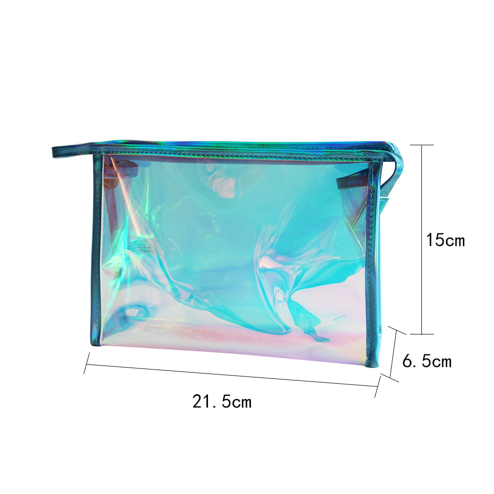 3315 Laser Holographic Clear Portable Makeup Cosmetic Bag