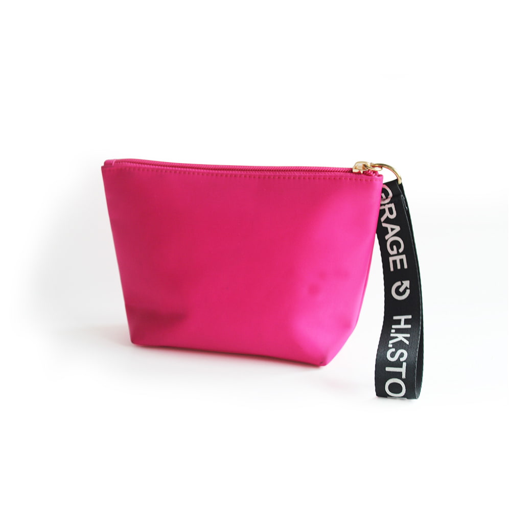 4049 Hot Pink Zippered Makeup Cosmetic Travel Bag