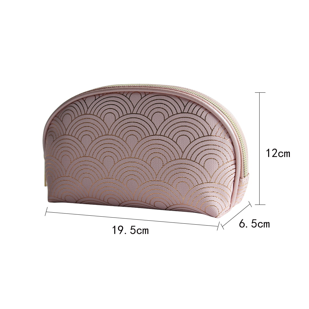 3680 Fish Scale Texture Waterproof Cosmetic Organizer Bag