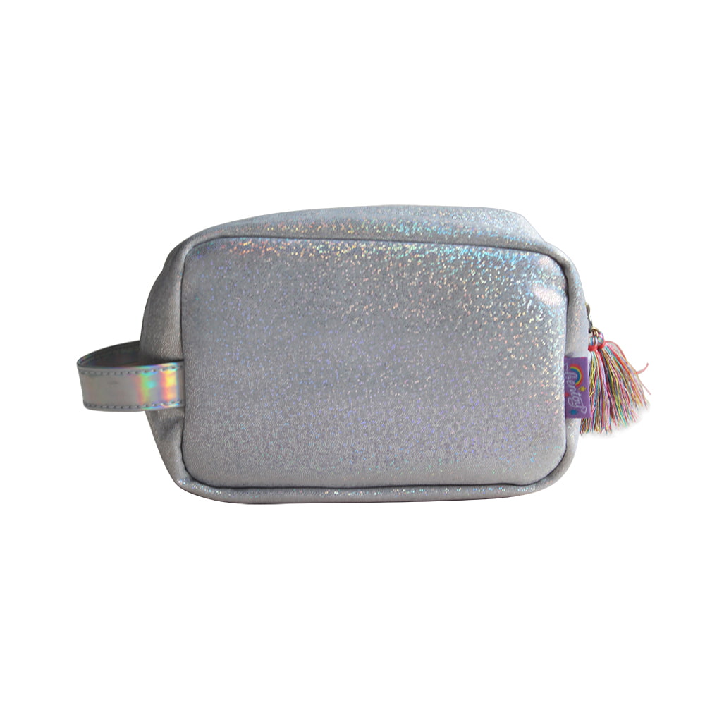 BD-GM07 Holographic Glitter Embroidered Travel Cosmetic Bag