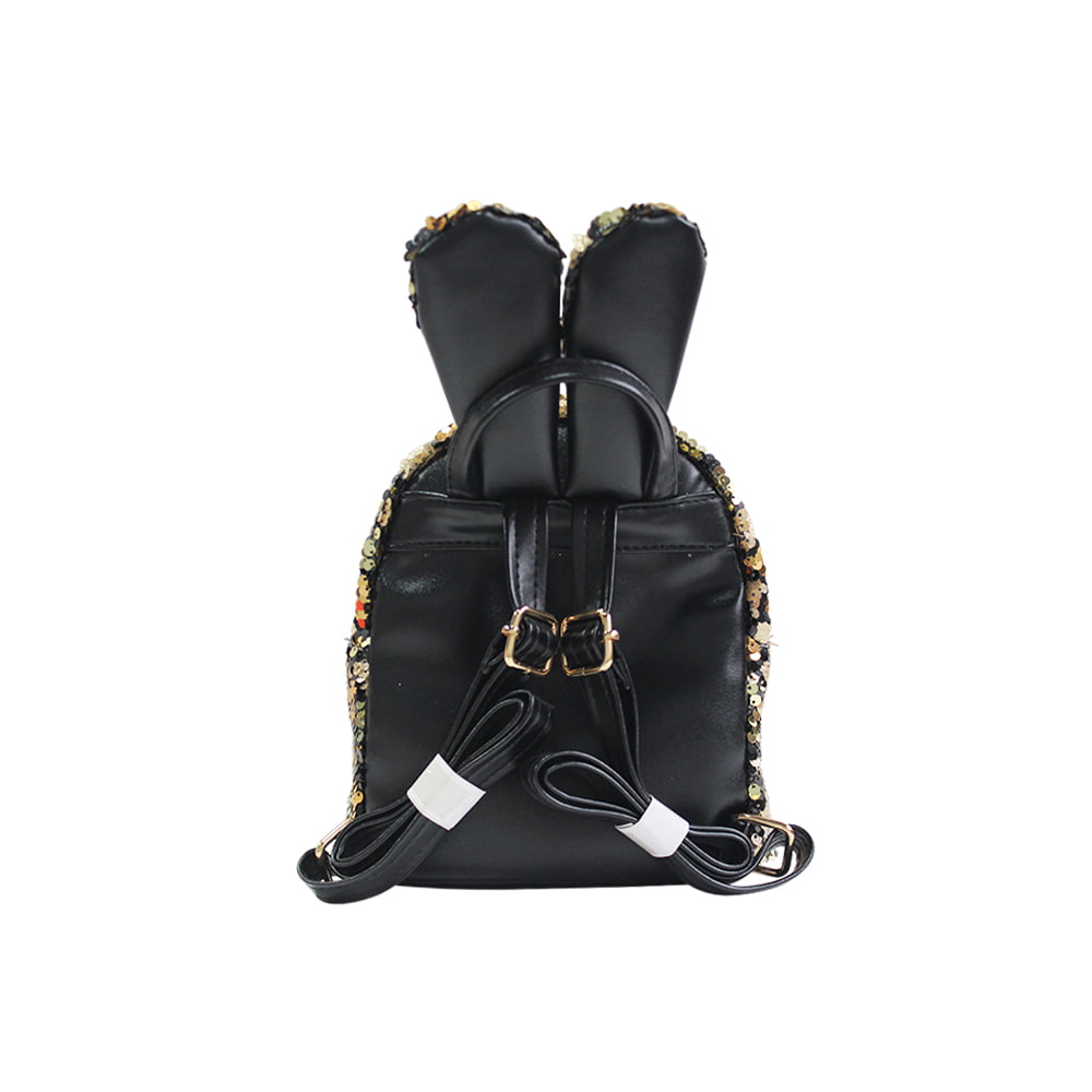 8833 Rabbit Ears Sequin Design Children School Backpack