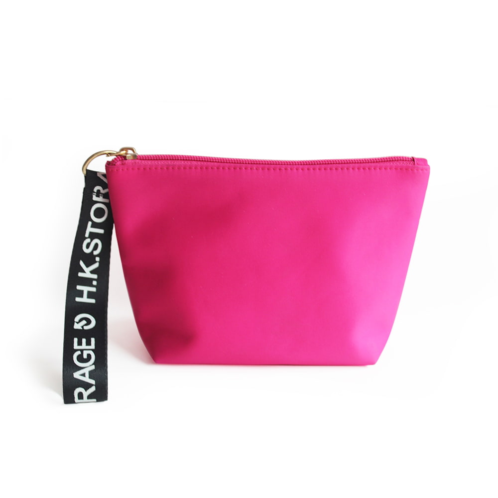 4049 Hot Pink Zippered Makeup Cosmetic Travel Bag