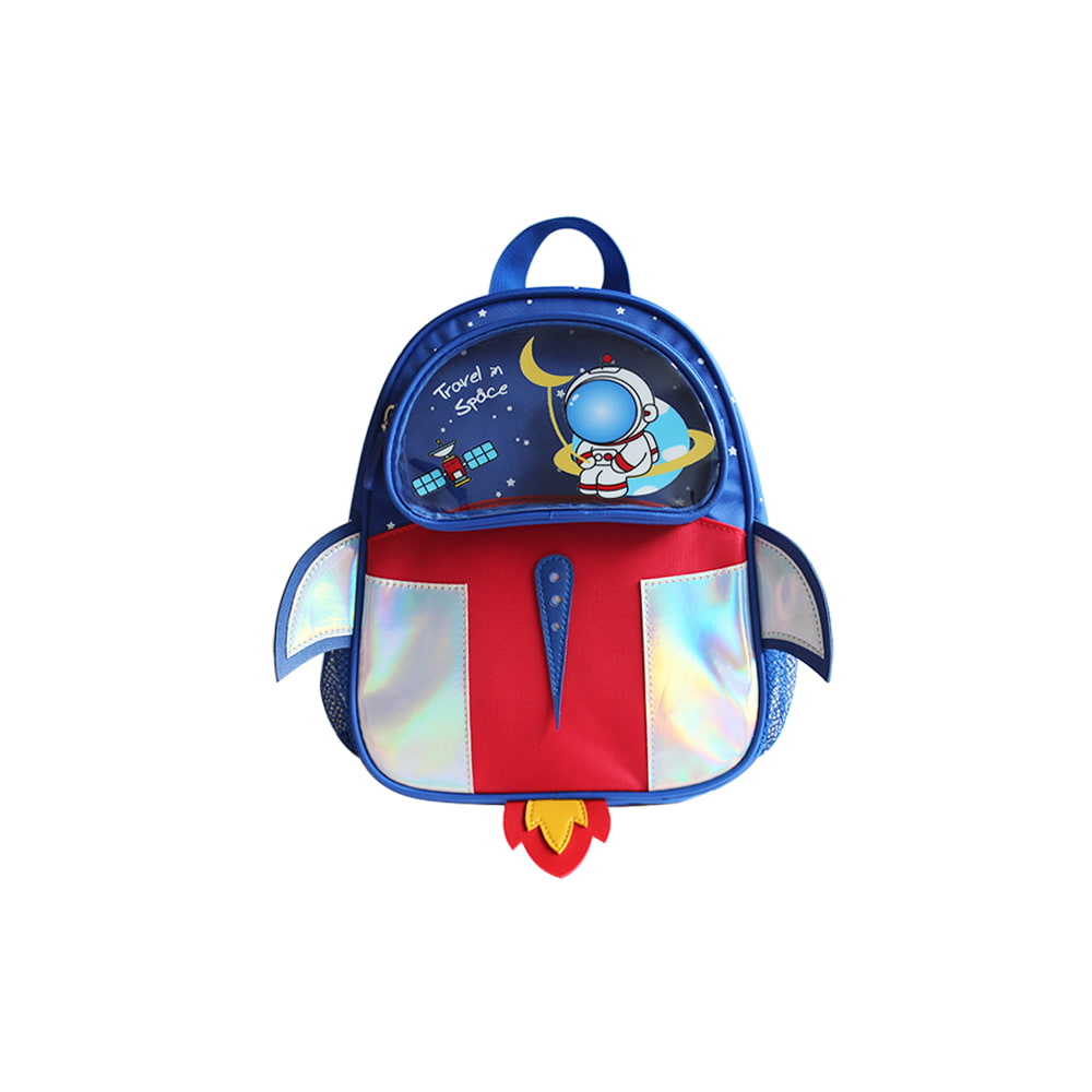 4734 Multicolor Astronaut Rocket Children Backpack