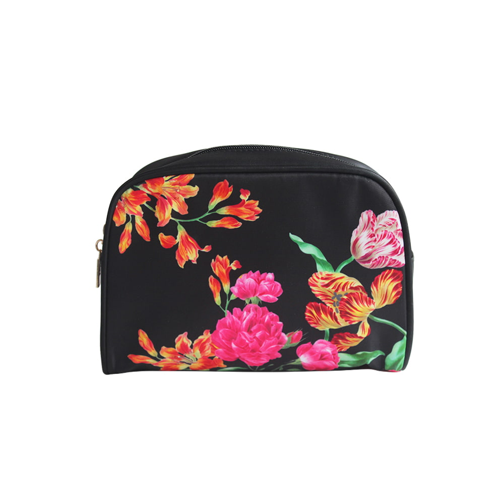 4801 Multi Floral Pattern Women Travel Cosmetic Bag