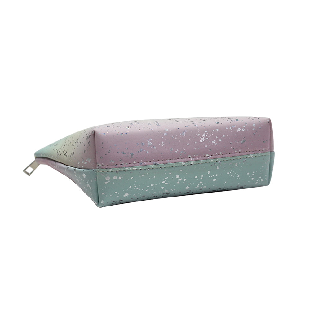 2947 Sparkling Ombre Glitter Zipper Cosmetic Storage Bag