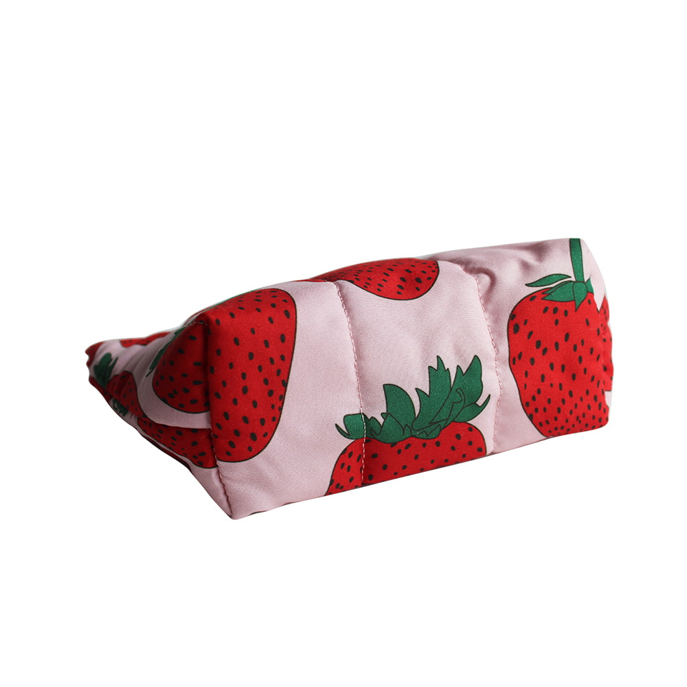 4732 Cute Strawberry Pattern Portable Travel Cosmetic Bag