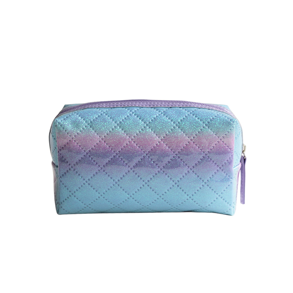 5052 Ombre Holographic Kiss Print Cosmetic Storage Bag