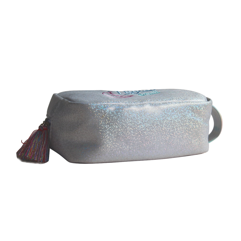 BD-GM07 Holographic Glitter Embroidered Travel Cosmetic Bag