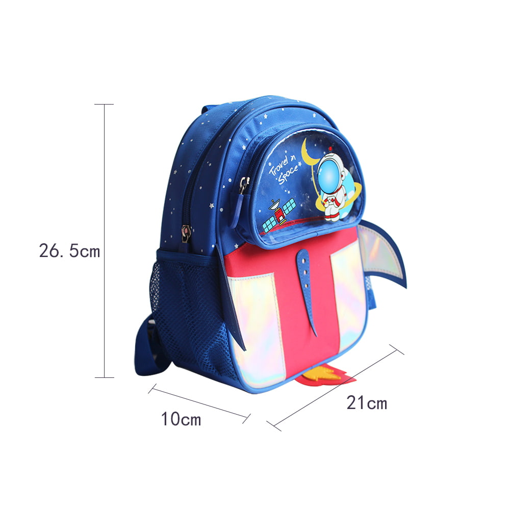 4734 Multicolor Astronaut Rocket Children Backpack