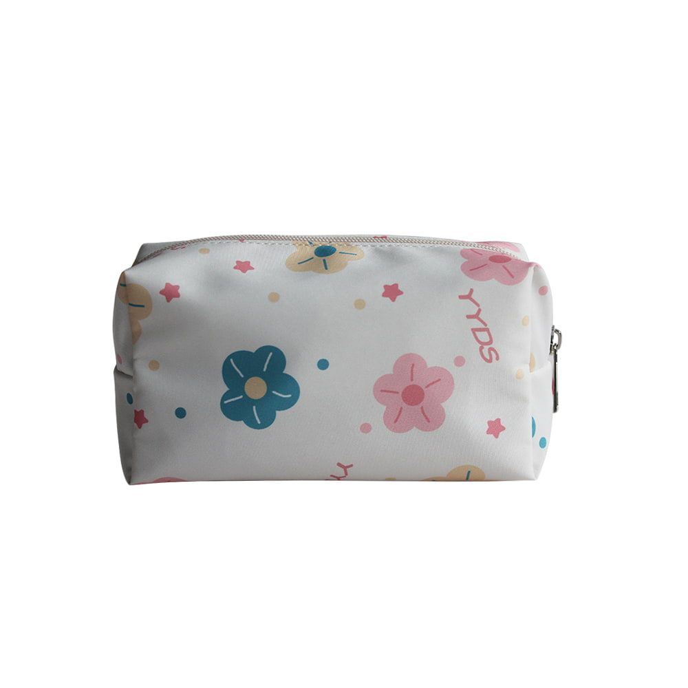 5085 Multicolor Flower Pattern Women Cosmetic Storage Bag