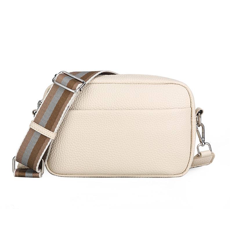 BD-GM133 Solid Color Wide Shoulder Strap Women Crossbody Bag