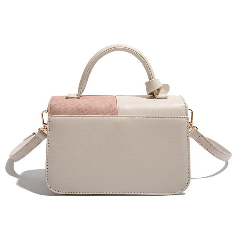 BD-GM138 Colorblock Flap Top Retro Shoulder Crossbody Bag