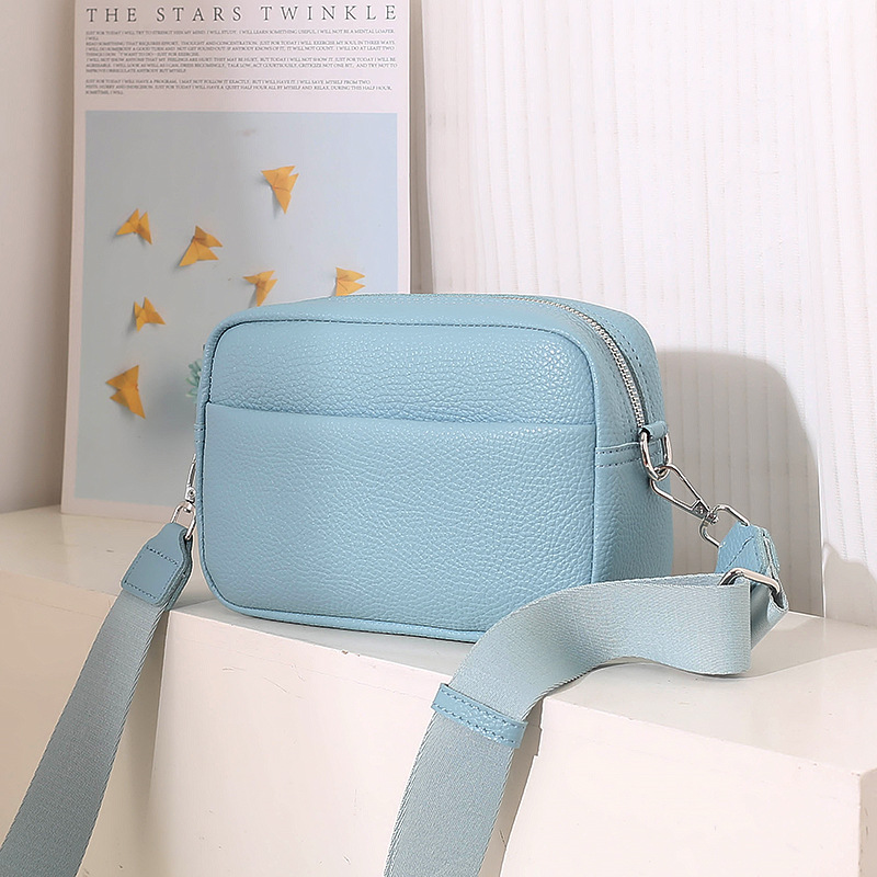 BD-GM133 Solid Color Wide Shoulder Strap Women Crossbody Bag