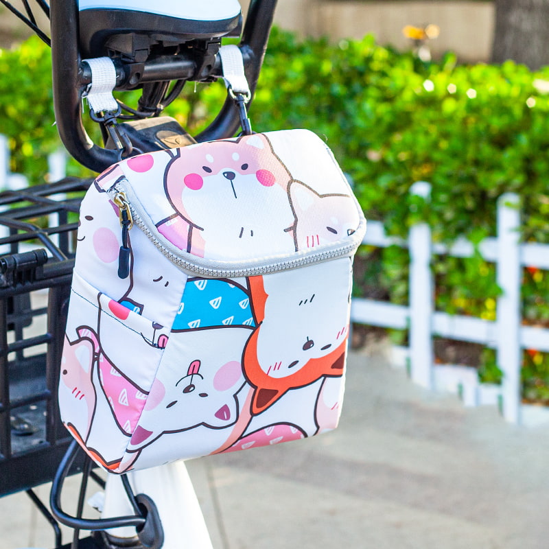 BD-GM79 Multicolor Cartoon Print Bike Handlebar Storage Bag