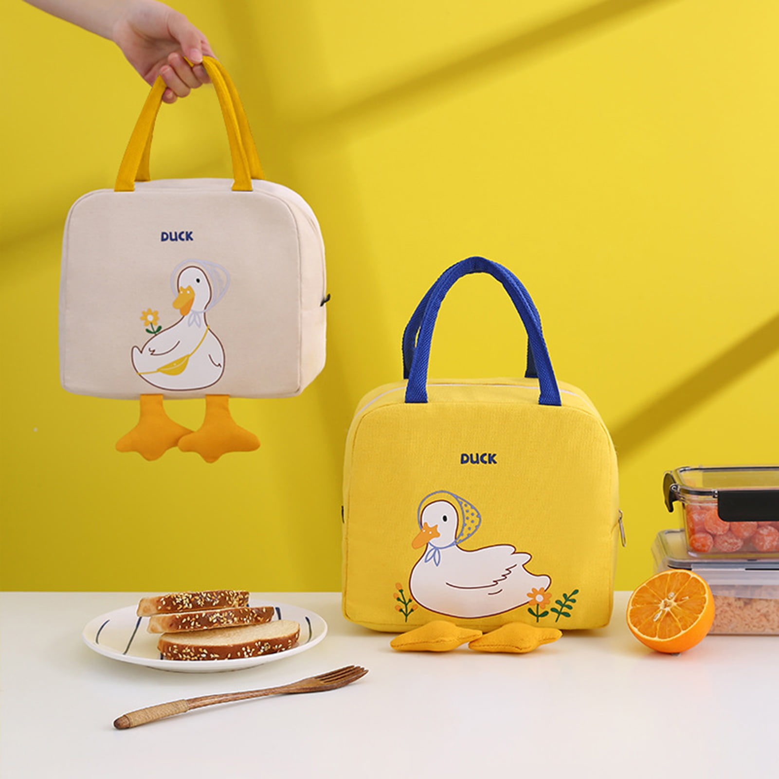 BD-GM106 Waterproof Cute Little Yellow Duck Lunch Bag