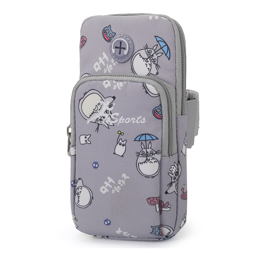 BD-GM85 Cartoon Print Sports Phone Arm Bands Pouch Bag