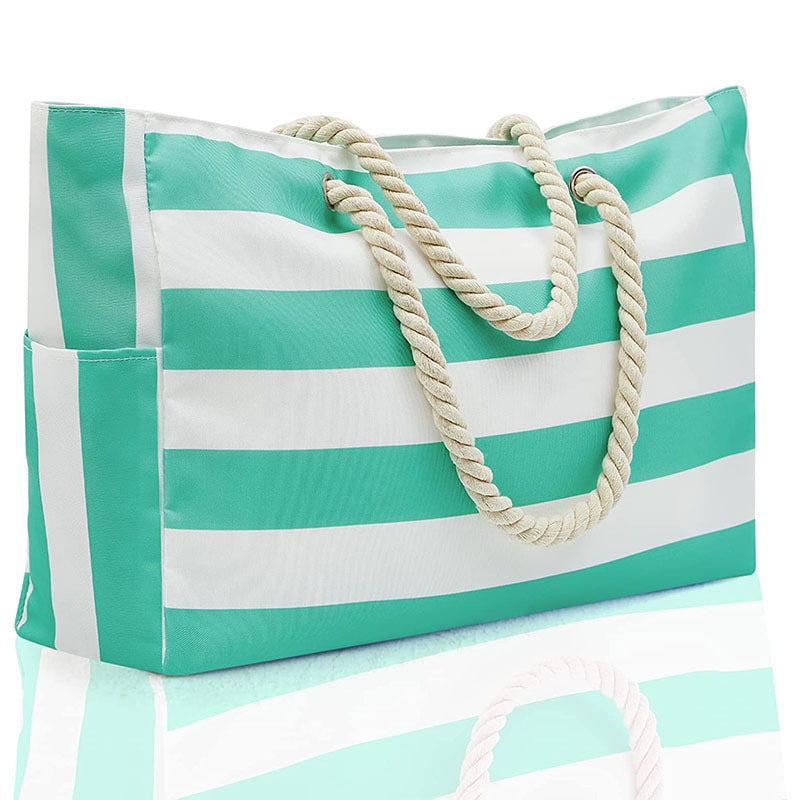 BD-GM37 Fashion Portable Striped Summer Beach Tote Bag