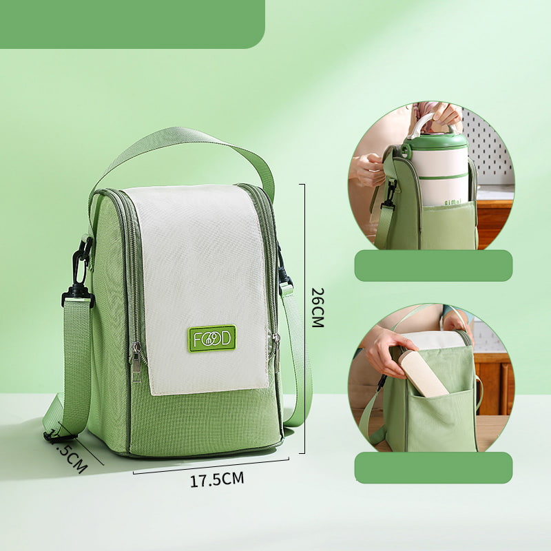 BD-GM104 Green Portable Fridge Thermal Bag for Lunch Box