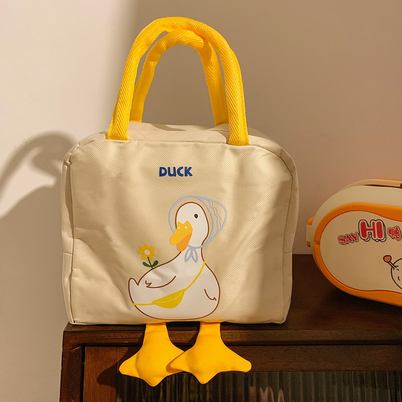 BD-GM106 Waterproof Cute Little Yellow Duck Lunch Bag